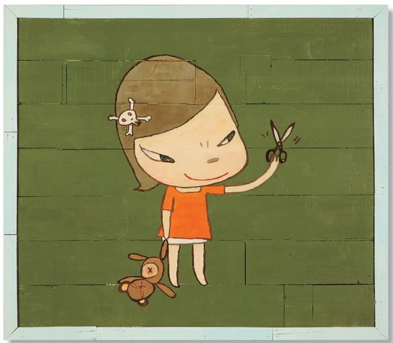 Yoshitomo Nara Print “Real One” 63.5x73.5 Edizione Limitata 1000 Copie – Stampe artistiche, Paper (photo 4 of 5)