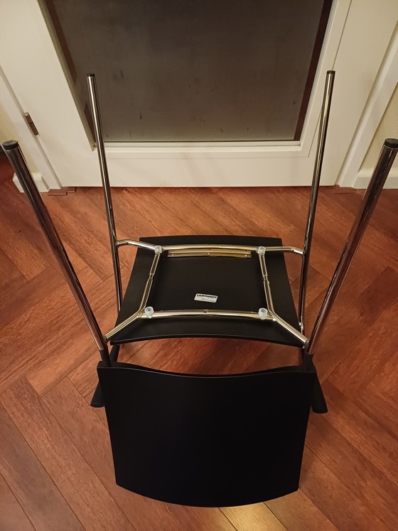 Image 1 of 2x Lammhults Spira black ash stained