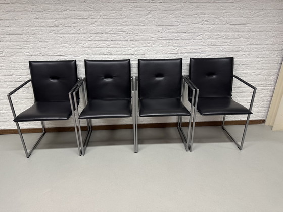 Image 1 of 4x arco frame pelle nera