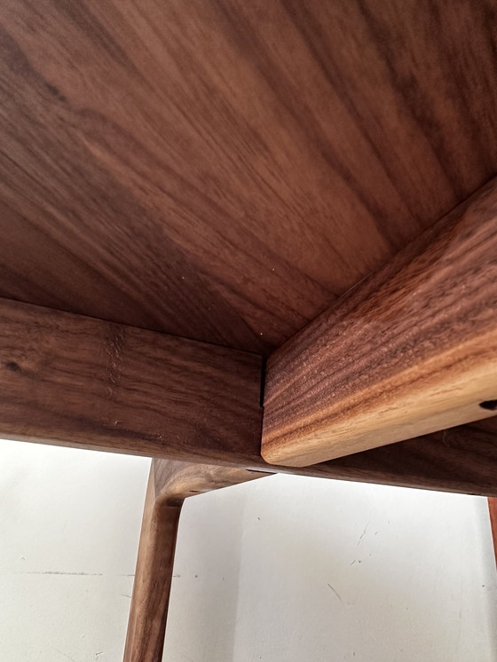 Image 1 of Scandinavian Design Walnut Side Table