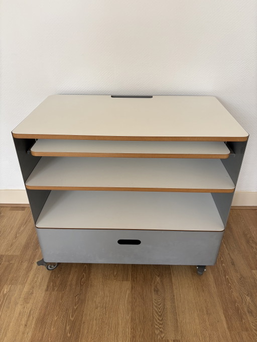 Verrijdbaar bureau – bijzettafels, Metal, Mdf
