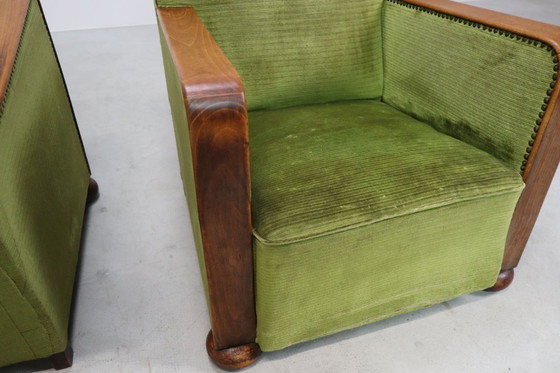 Image 1 of Paar Art-Déco-Clubsessel, um 1930