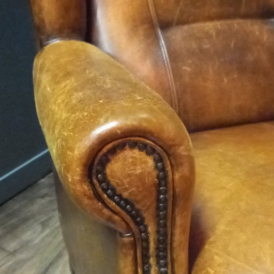 Poltrona Robusta Vintage in Pelle di Pecora – Poltrone, Leather (photo 5 of 15)