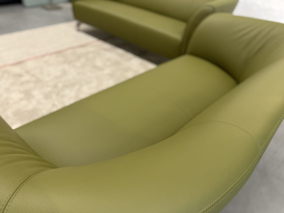 Image 1 of 2 Leolux Pupilla Sofas, 3- und 2-Sitzer, Sensogrün