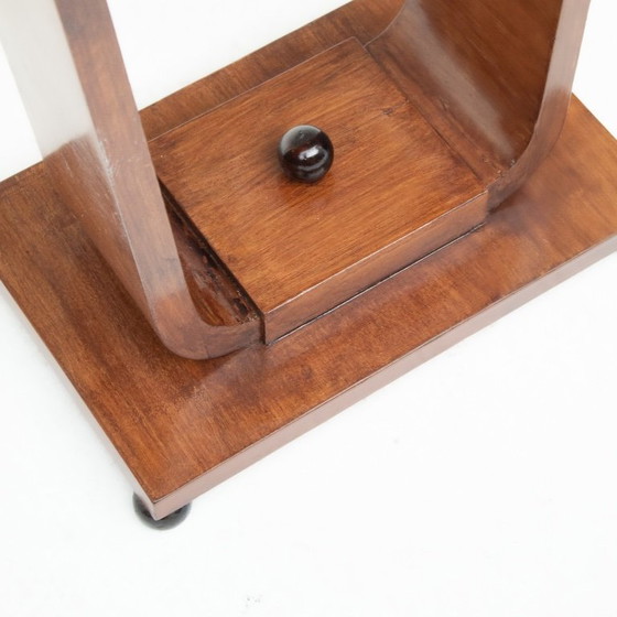 Image 1 of Art Deco Console Table in Walnut