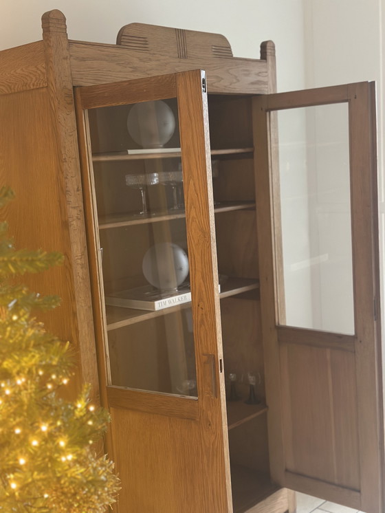 Image 1 of Aparador y librería Art Déco de la Escuela de Ámsterdam