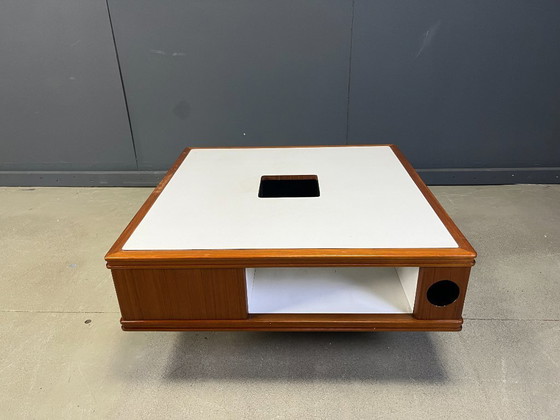 Image 1 of Space age wooden bar coffee table, 1960s