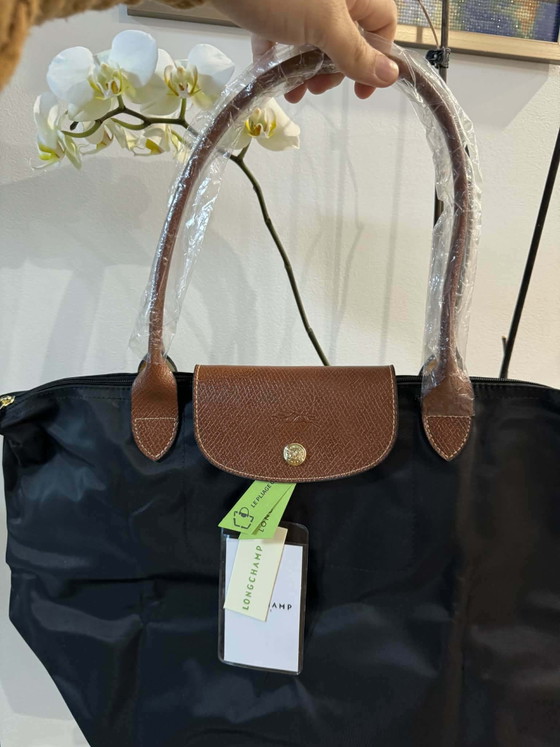 Image 1 of Bolso Longchamp Le Pliage, talla L, negro.