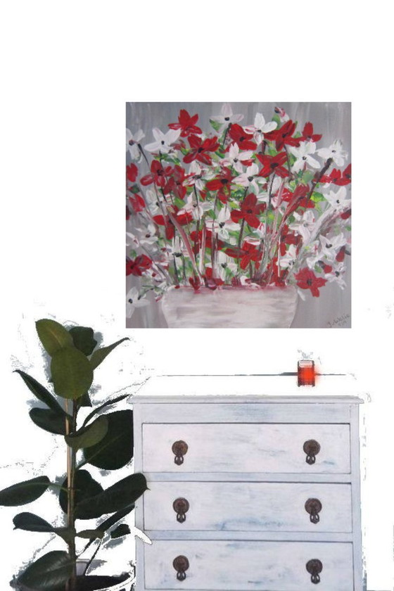 Image 1 of Blumen in der Vase Malerei (6)