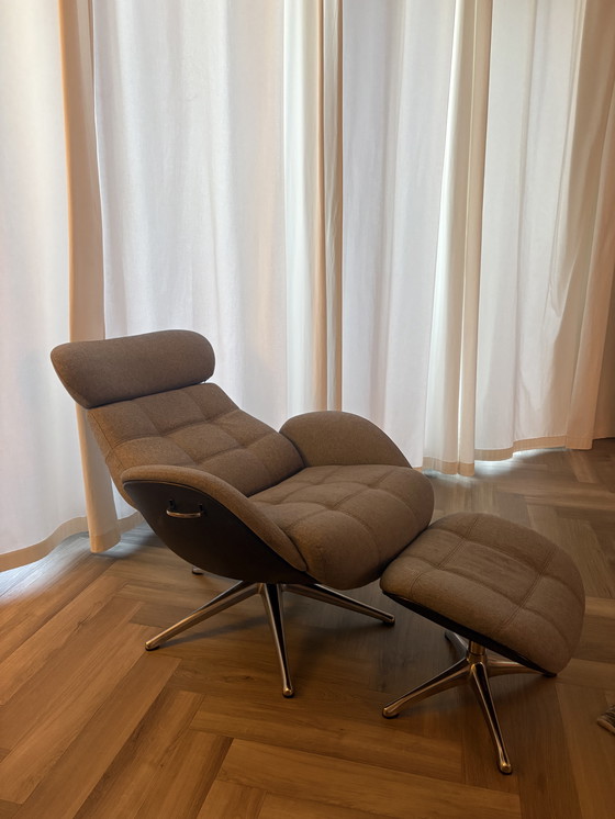 Image 1 of Luxuriöser Flexlux-Designersessel mit Fußhocker – verstellbar und ultimativer Komfort