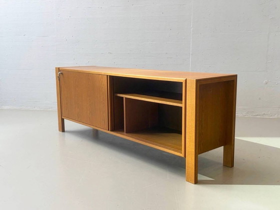 Houten dressoir uit het midden van de 20e eeuw met schuifdeuren – jaren 60 – Wood (photo 8 of 11)