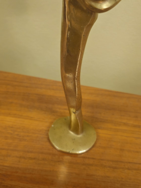 Sculpture Abstraite en Laiton Mère Femme et Enfant Vintage – Objets déco, Brass (photo 6 of 8)