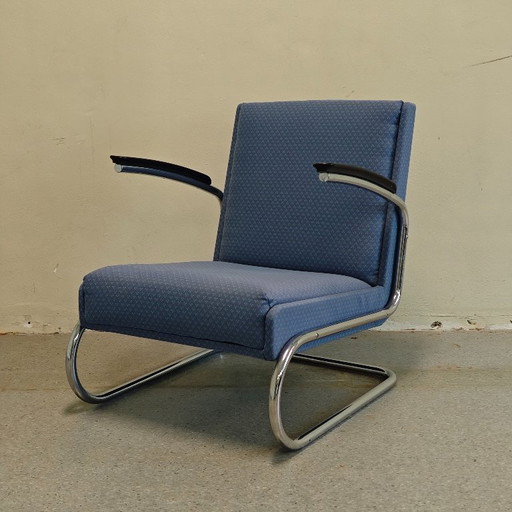 Vintage Fauteuil S411 Gispen Mücke Melder