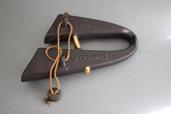 Image 1 of Unusual vintage wall vase, double vase, ceramic from the 1970s