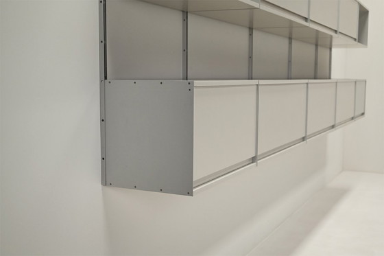 Image 1 of Grote 606 wandkast van Dieter Rams voor Vitsoe, jaren 60, Duitsland.