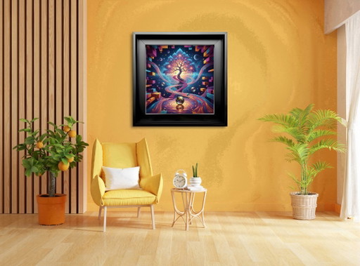 MikoArt-Liquid Gloss®-08/Series-120x120cm-0201