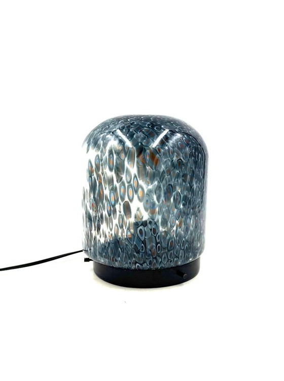 Image 1 of Gae Aulenti, lámpara de mesa de vidrio soplado 'Neverrino', Vetreria Vistosi Italia años 70