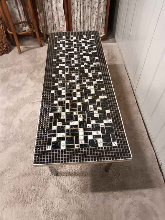 Image 1 of Tavolino da caffè vintage con mosaici