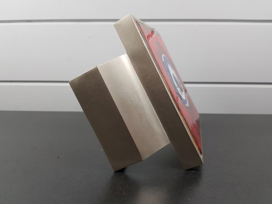 Image 1 of Maniglia per porta d'epoca unica (1950-1970) con piastrelle in ceramica, 1950-1970 Belgio