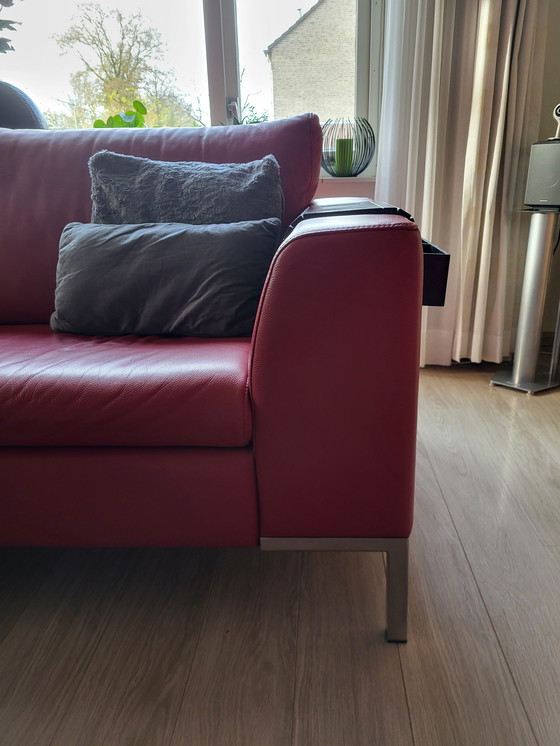 Image 1 of Leather Montel sofas (2.5 seats)