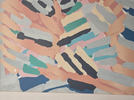 Image 1 of Karel Appel – Maskengesicht – 61/175 – Handsigniert