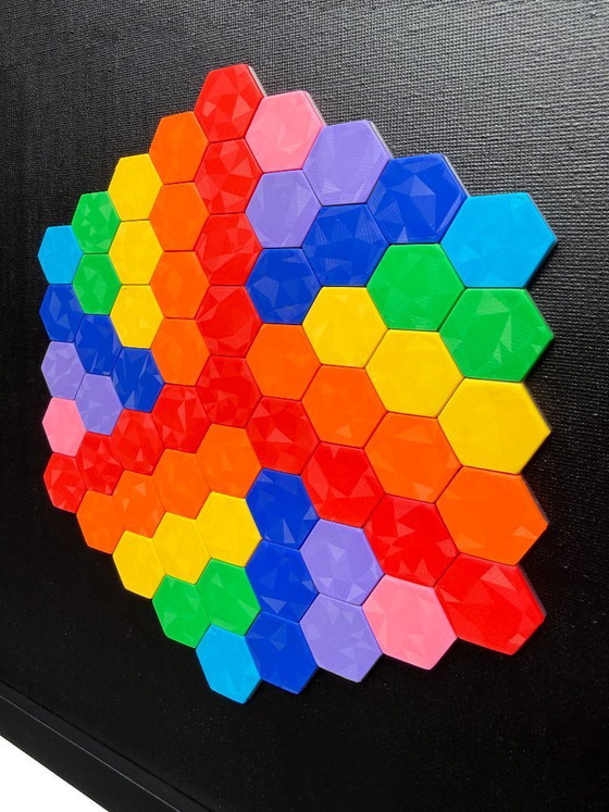 Image 1 of Fragmentos de caleidoscopio (Juego de 3 - Decoración de pared)