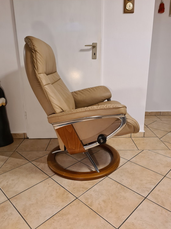 Image 1 of Stressless Relaxsessel Sunrise (L) Ledersessel Signature Neu