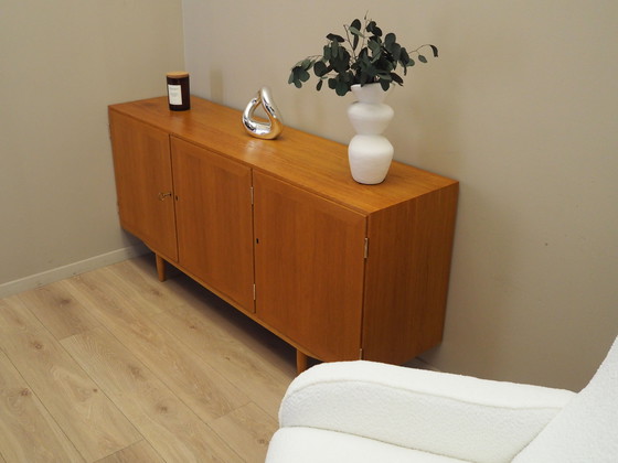 Image 1 of Sideboard aus Esche, Dänisches Design, 1970er Jahre, Designer: Carlo Jensen, Herstellung: Hundevad