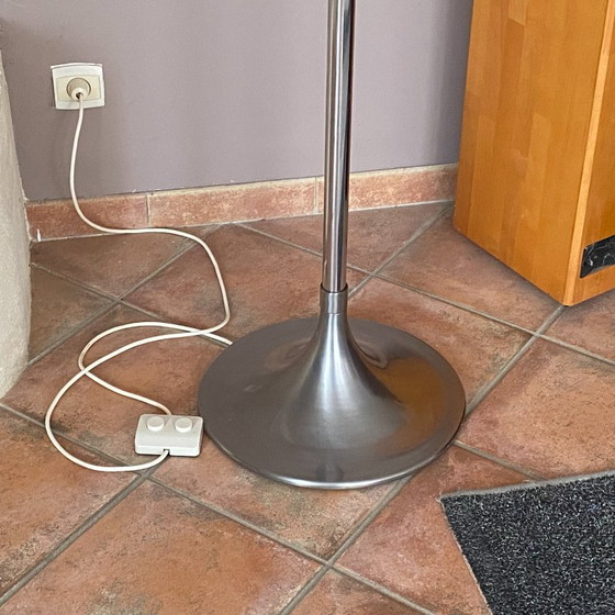 Image 1 of Sciolari Waterfall vloerlamp. 1970. Ruimtevaarttijdperk.