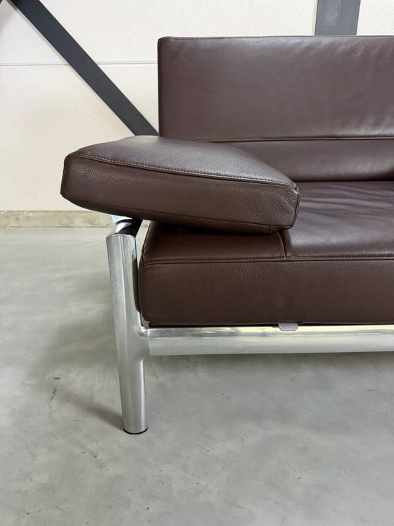 Poltrona Jori Metropole - pelle marrone scuro – Poltrone, polished steel (photo 2 of 11)