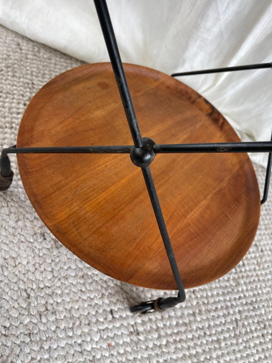 Mid Century Teak Bar Cart or Coffee Table by ISA, S. P. Bergamo, Italy, Danish Design – ISA, Bergamo (photo 13 of 13)