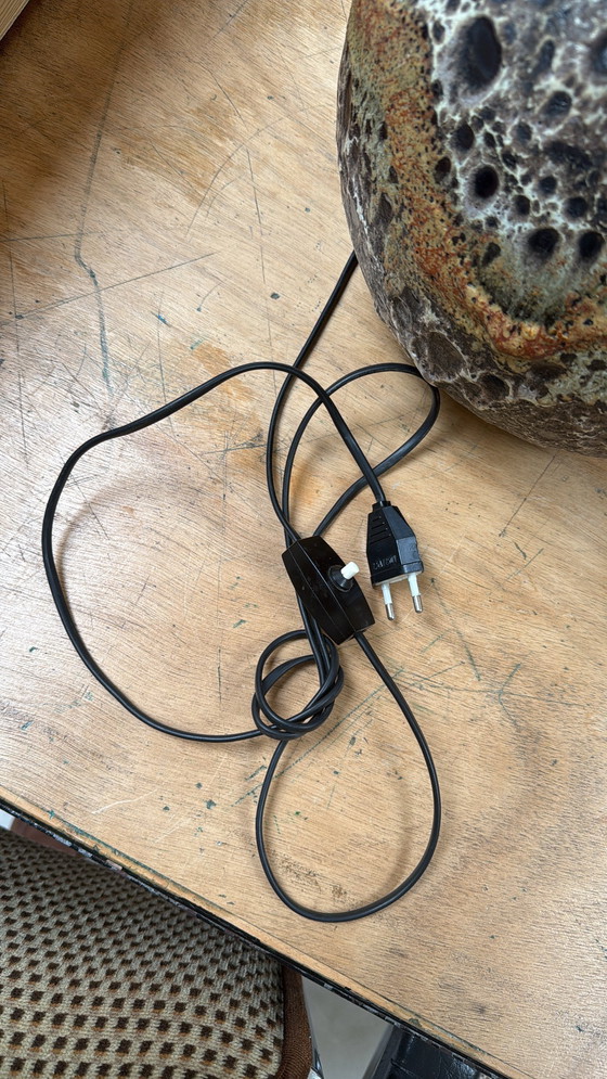 Image 1 of Vintage fat lava ceramic lamp