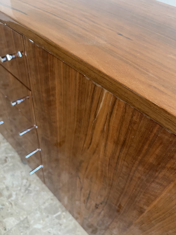 Image 1 of 1x Sideboard aus Palisanderholz mit Chrombeinen aus den 1960er Jahren