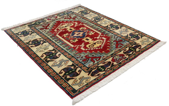 Image 1 of Originele handgeknoopte oude Kaukasische Azerbeidzjaanse kelim - 174 cm - 162 cm - Zeer Fijn