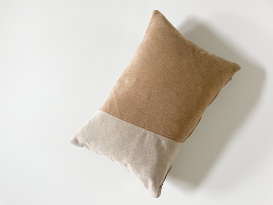 Image 1 of Decorative cushion | handmade | mixed fabrics