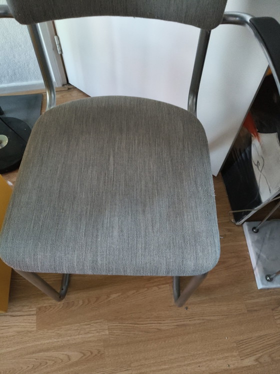Image 1 of Vintage design Gispen stijl buisframe stoel