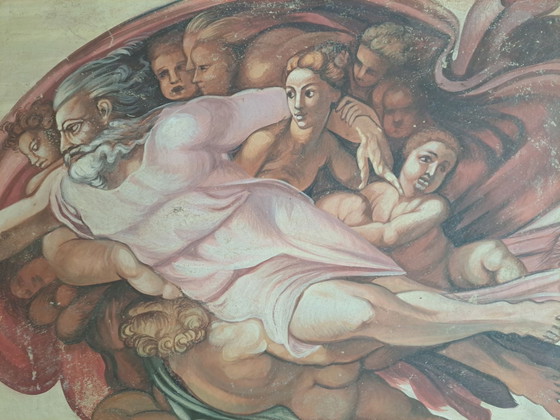 Affresco su Tela, B&B Affreschi, Arte, Legno, Beige (foto 4 di 5)