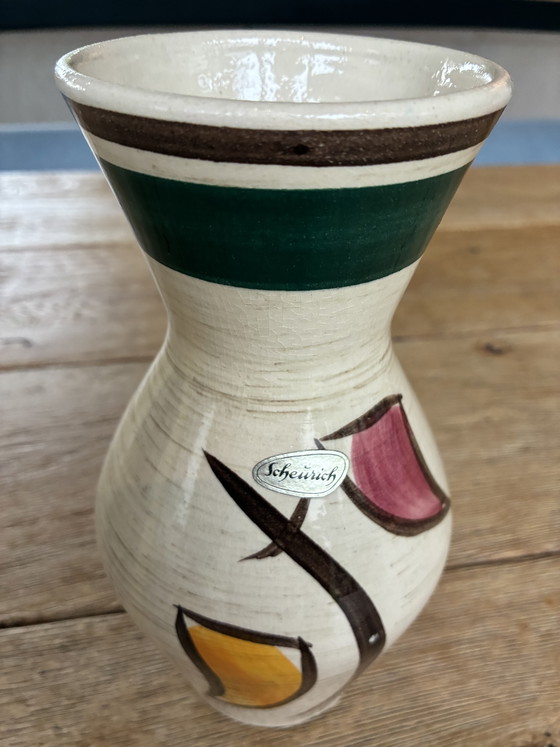 Image 1 of Vase Scheurich, Allemagne de l'Ouest, 21 cm