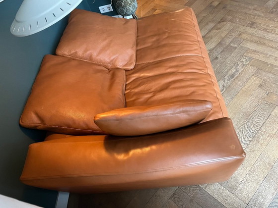 Image 1 of Divano B&B Italia Antonio Cittero modello Luis zgan in pelle cognac