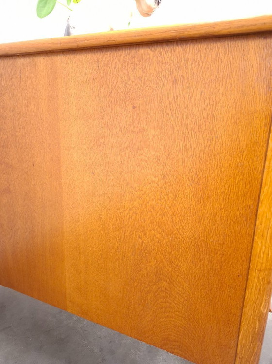 Image 1 of Deep wooden chest of drawers from Sweden