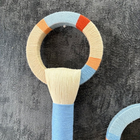 Image 1 of Handgefertigte Boho-Wandquasten-Dekoration – 120 cm