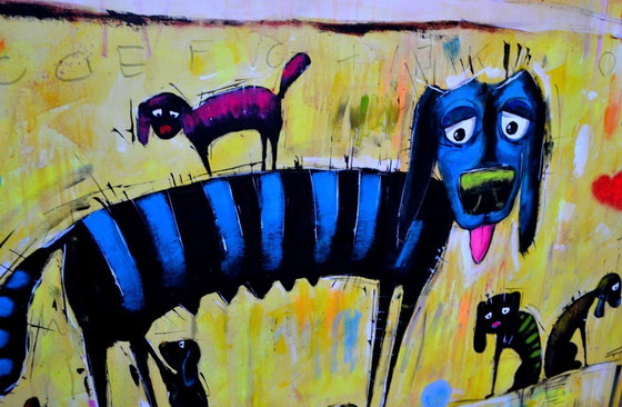 Image 1 of Piotr Piskorz "Maternelle pour chiots - l'heure de la sieste" XXL