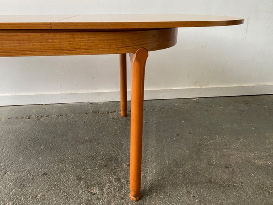 Image 1 of 1960’s Mid-Century modern  large extending dining table by Schreiber Furniture