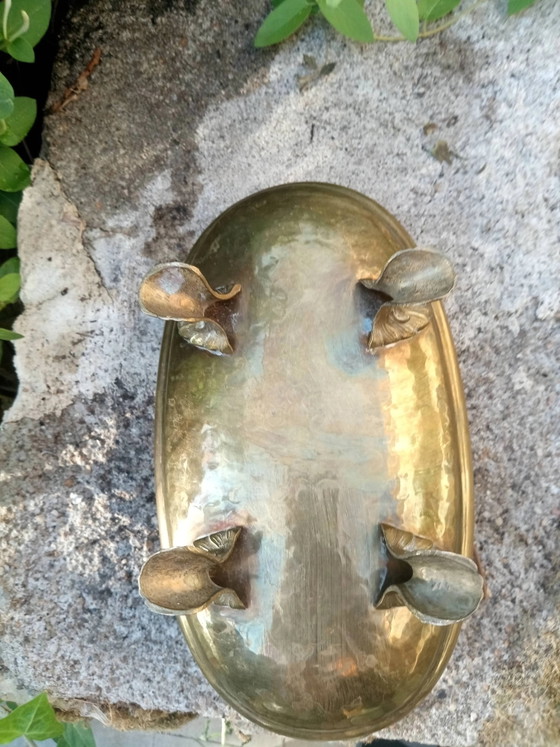 Macetero grande de latón con león, estilo Art Nouveau – Macetas, Brass (photo 4 of 5)