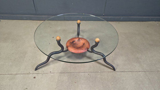 Image 1 of Mesa de centro de hierro forjado de DAB, década de 1970 - Países Bajos