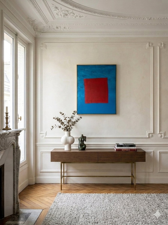 Image 1 of Minimalist Abstract Painting "Color Field" – Anne Ventimiglia (2003)
