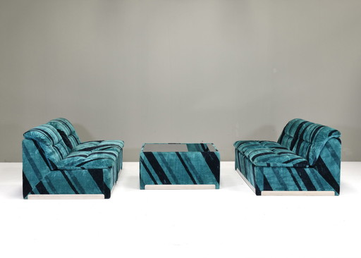 Saporiti ‘P10 Proposals’ modular sofa set by Giovanni Offredi – Italy, circa 1970