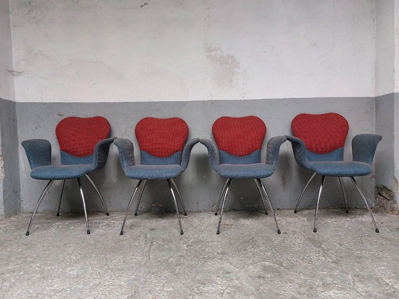 Image 1 of 4 x Leolux Dining Room Chairs