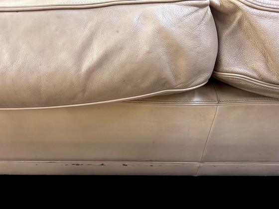 DIVANO MODULARE POLTRONA FRAU SOCRATES IN PELLE BEIGE – Divani modulari (photo 13 of 14)