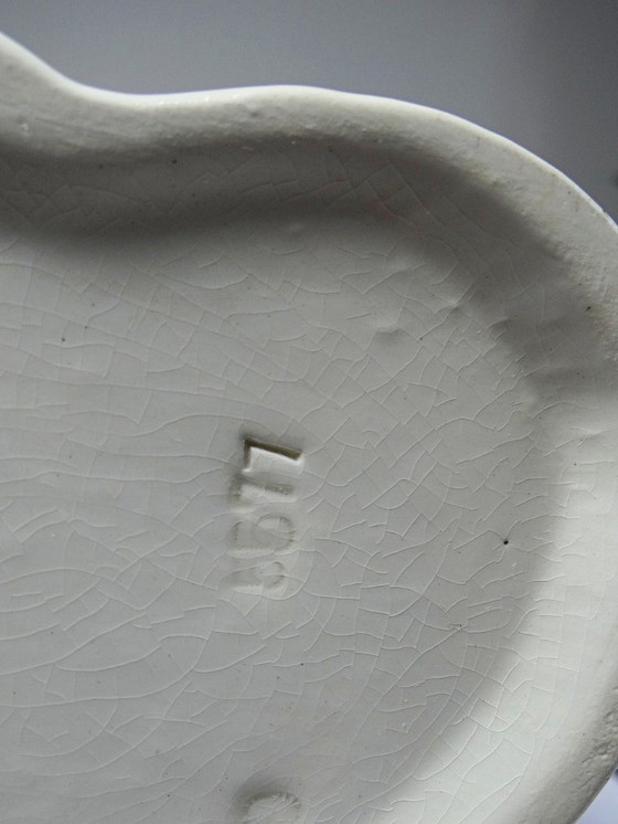 Image 1 of Très rare grand buste en faïence de Sarreguemines Art Déco ancien